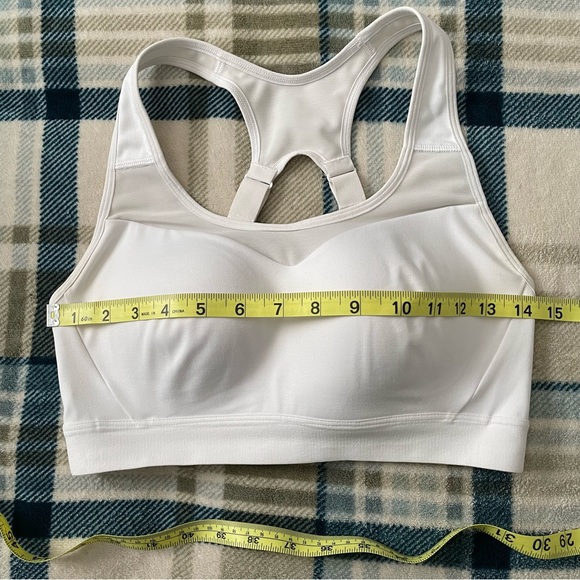 Gymshark White High Support Sports Bra - Small - Picture 7 of 7